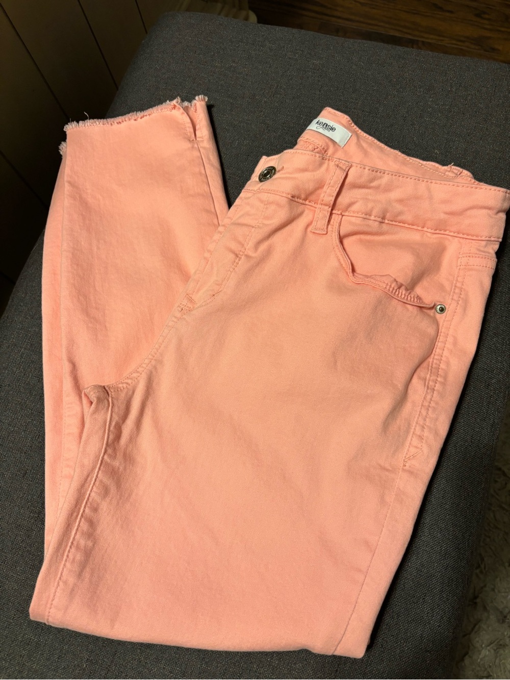 Kensie Skinny Jeans in Soft Peach
